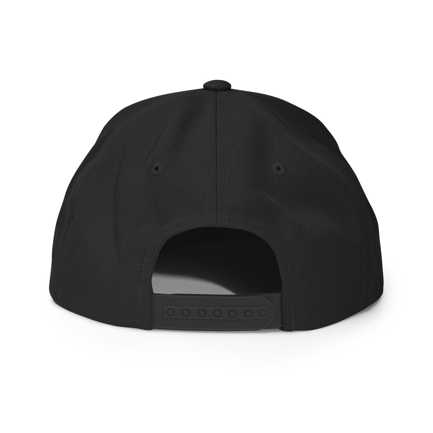 Steezlab Square Skateboard Snapback Hat Black Stealth