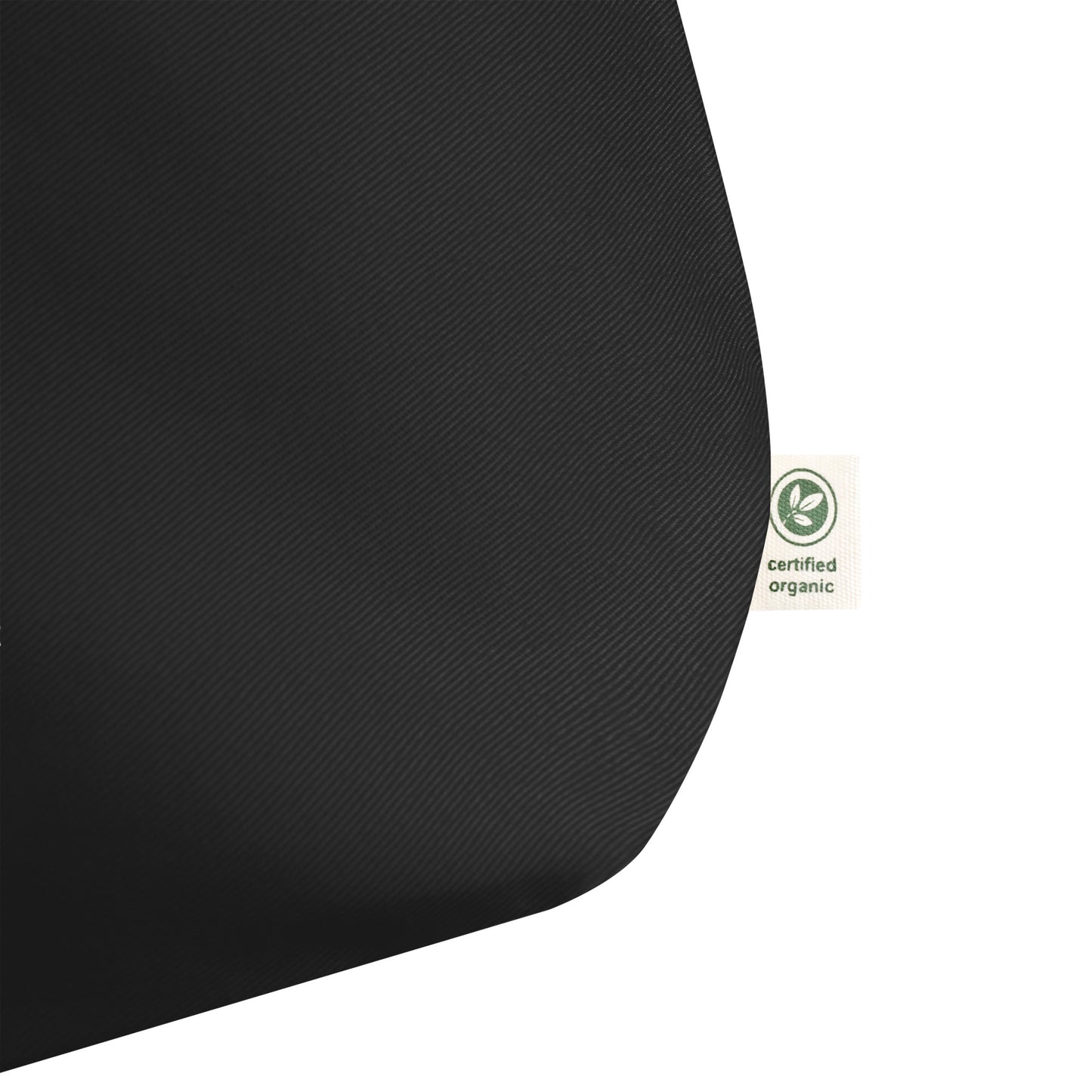 Clean Large Organic Eco Large Tote Bag Black