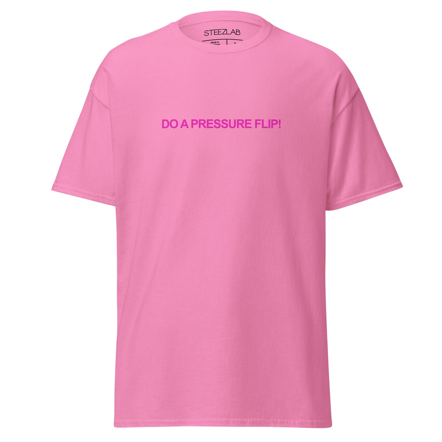 Do a pressure flip Classic Skate T-Shirt Pink