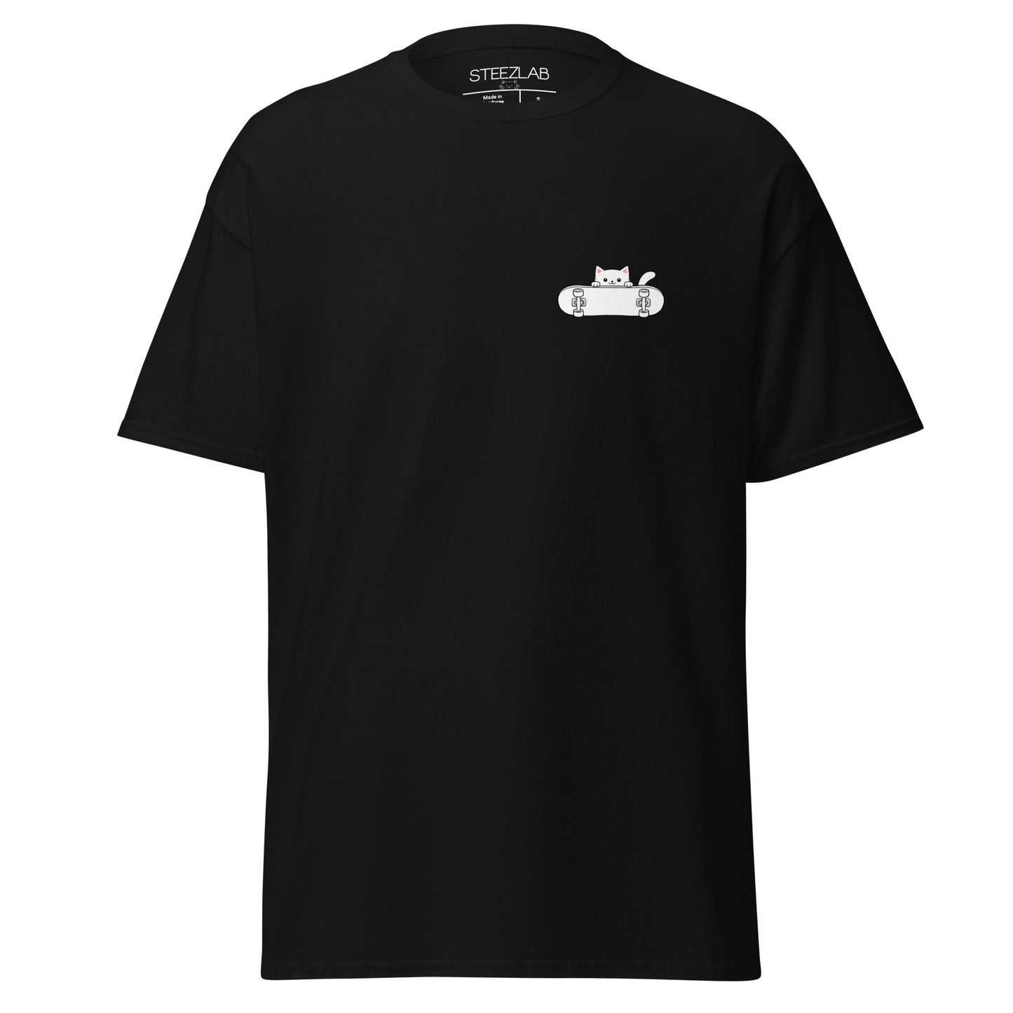 Cute Kawaii Skate Cat Classic Skate T-Shirt