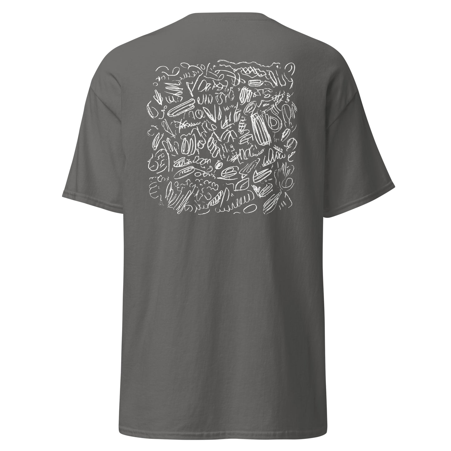 Doodling by Two Green Men Classic Skate T-Shirt