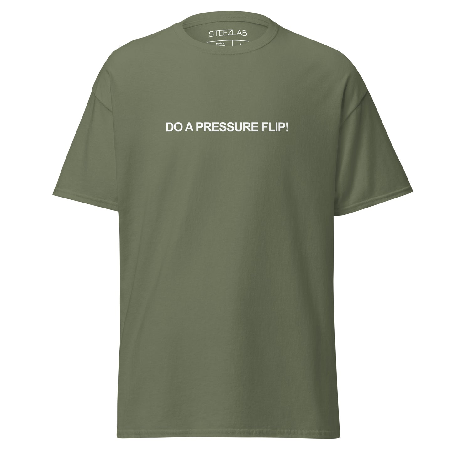 Do a pressure flip Classic Skate T-Shirt White