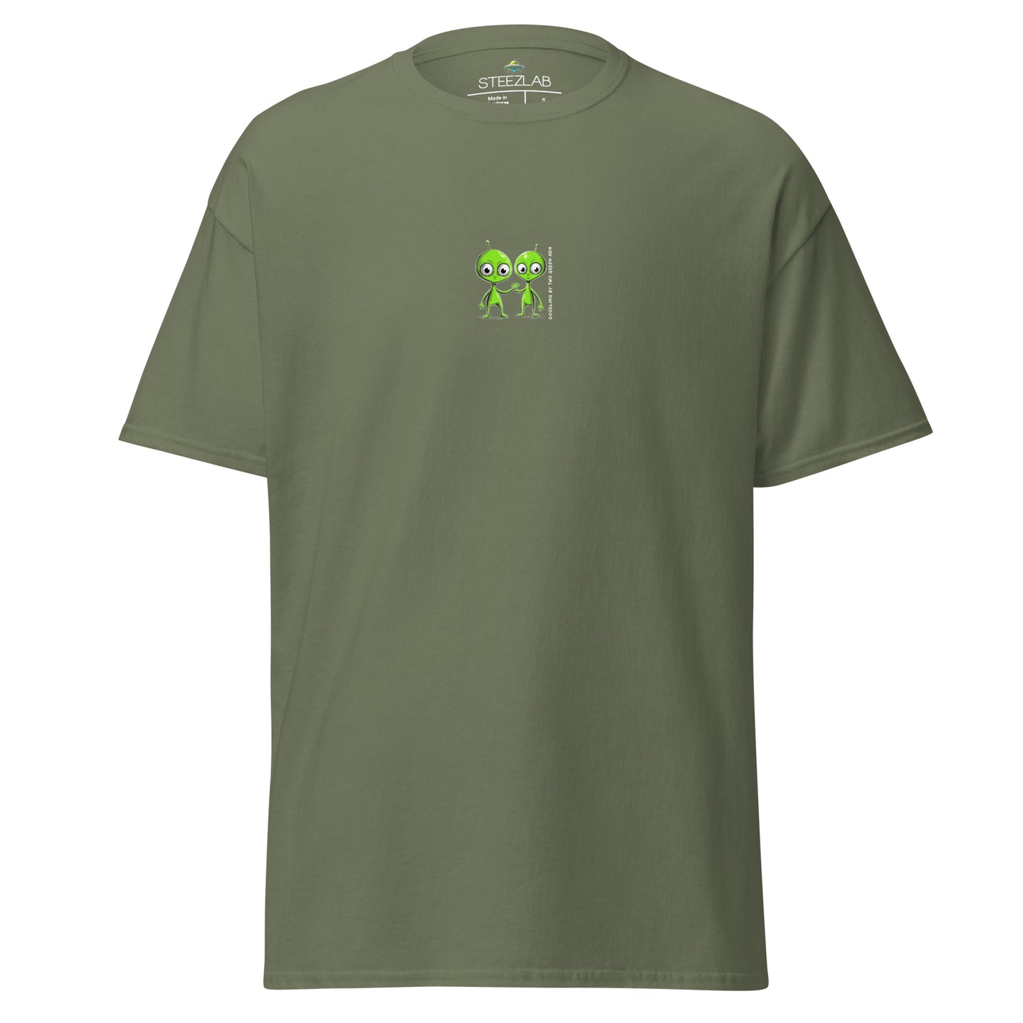 Doodling by Two Green Men Classic Skate T-Shirt