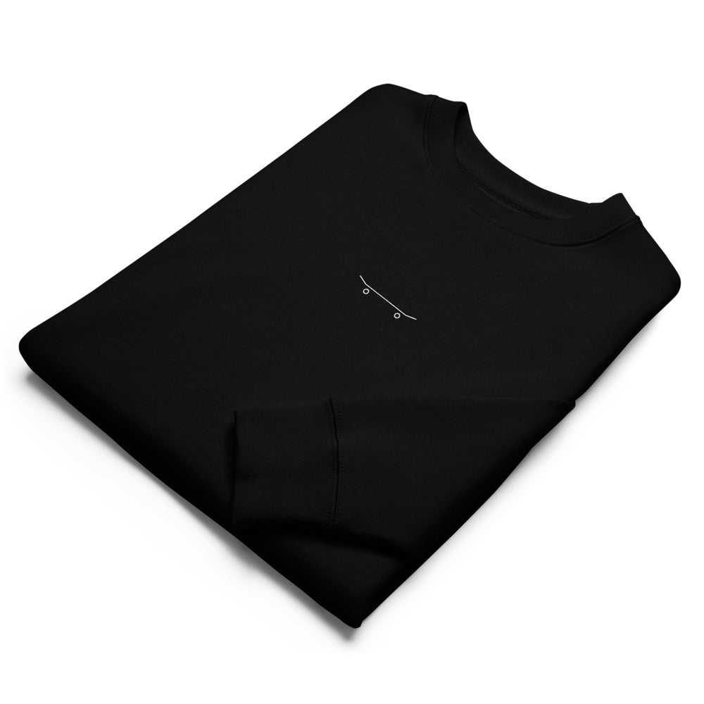 Clean Board Organic Cotton Regular Skate Sweatshirt Black