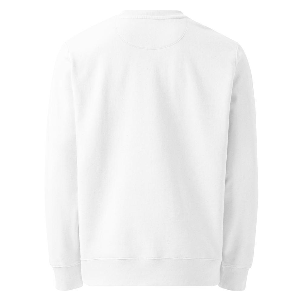 Clean Board Organic Cotton Regular Skate Sweatshirt White