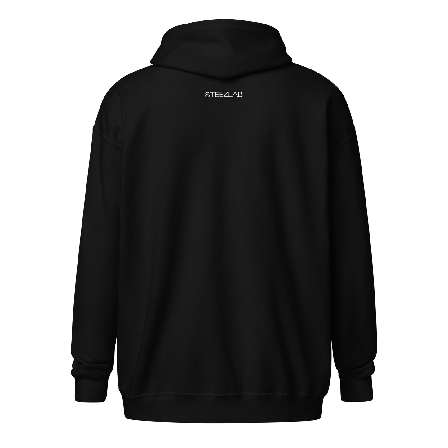 The Lab Heavy Cotton and Soft Fleece Zip Hoodie Black