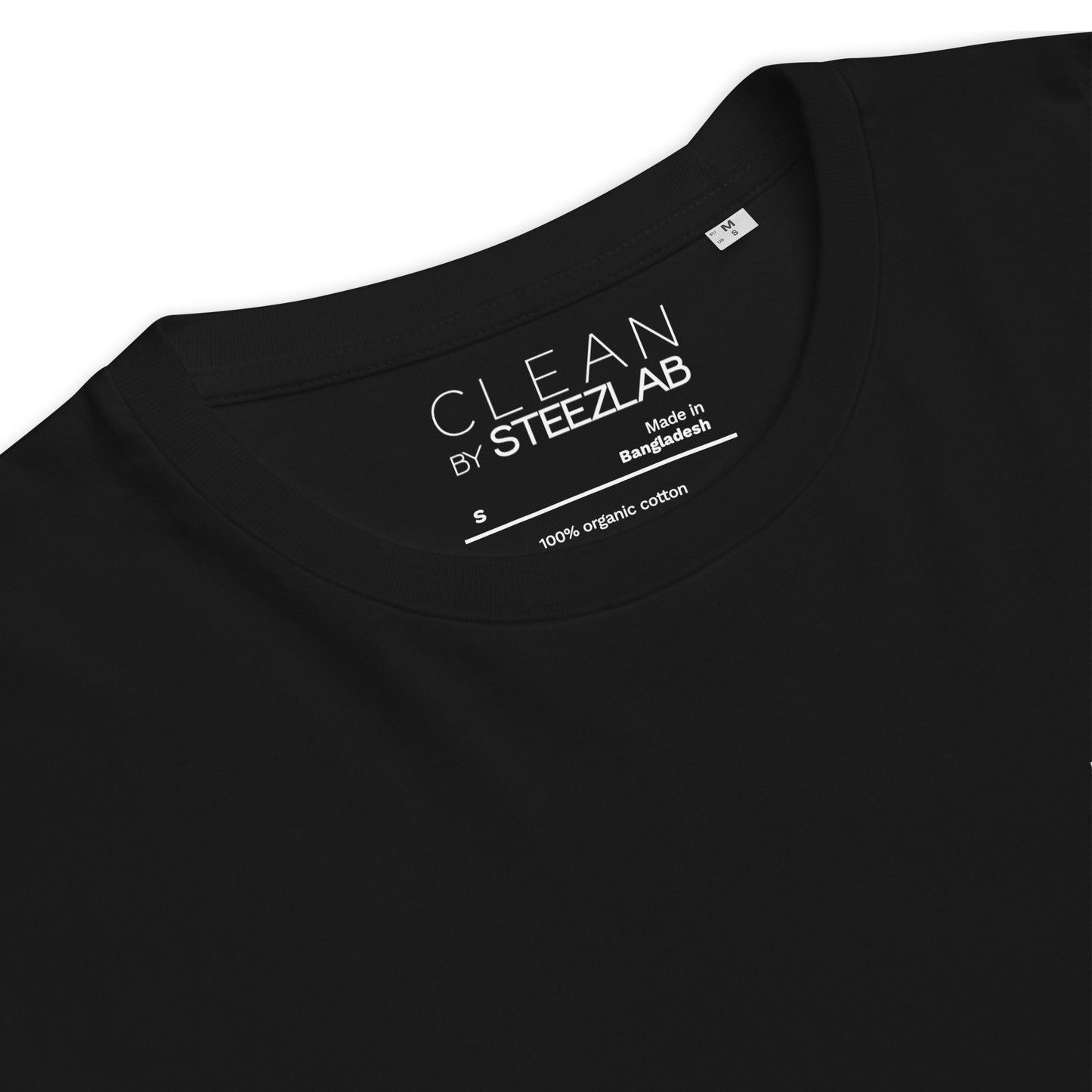 Steezlab Square Embroidery Organic Cotton Regular Skate T-Shirt Dark