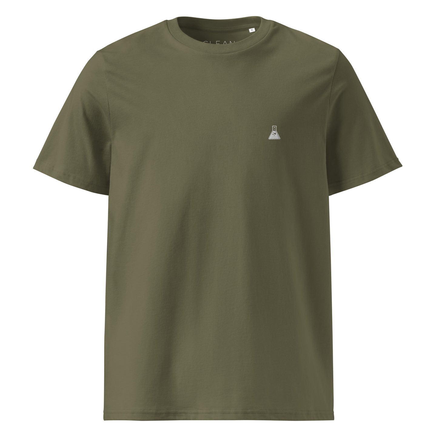 The Lab Embroidery Organic Cotton Regular Skate T-Shirt Dark