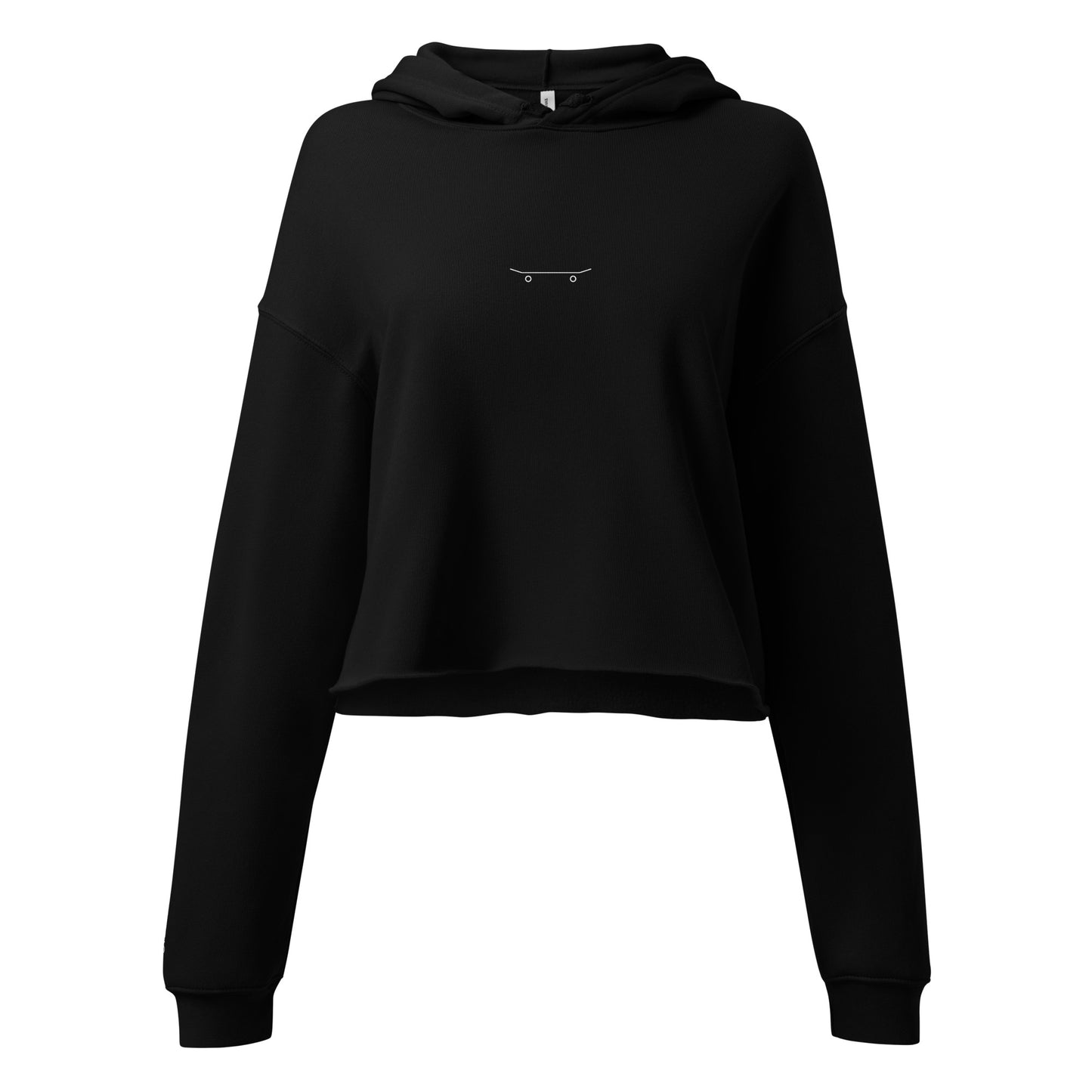 Clean Board Crop Hoodie Woman Dark by Steezlab