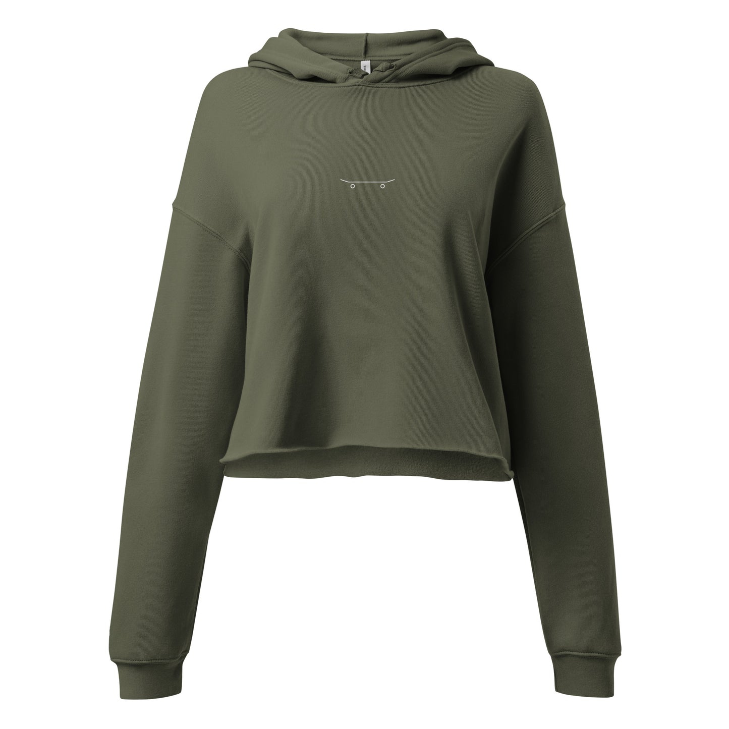 Clean Board Crop Hoodie Woman Dark by Steezlab