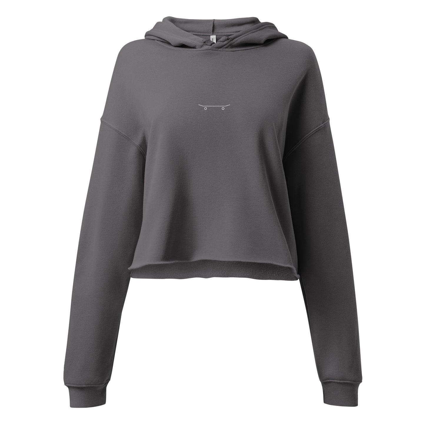 Clean Board Crop Hoodie Woman Dark by Steezlab